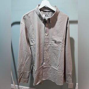 Joseph Abboud Gray Checkered Shirt